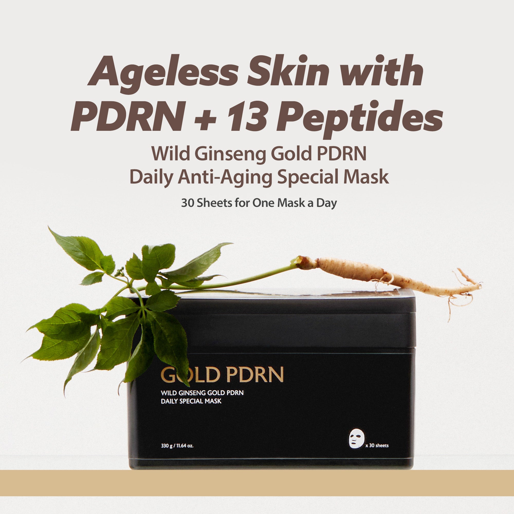 Wild Ginseng Gold PDRN Daily Special Mask (30 sheets) 330g