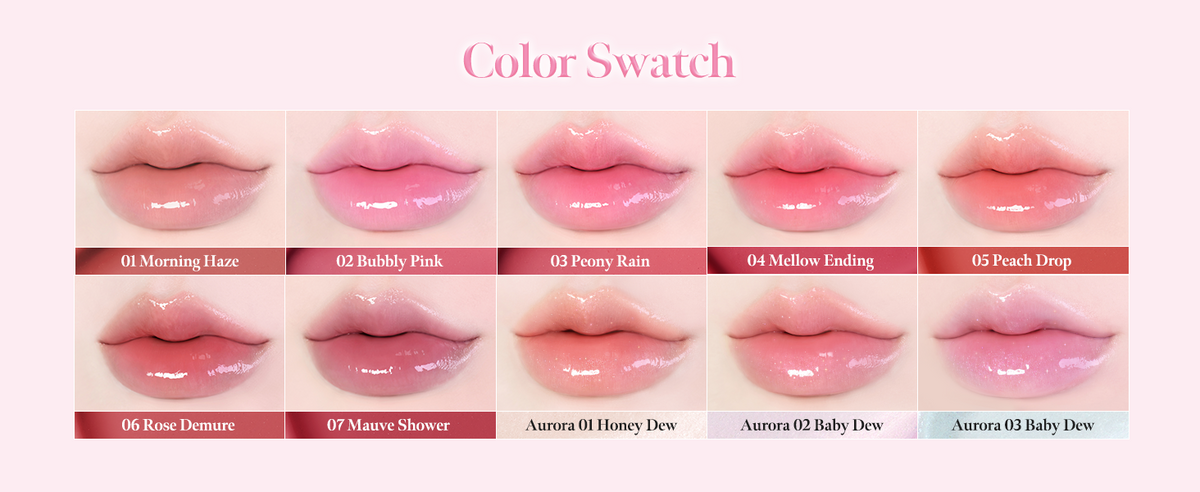 Dew Stain Sheer Aurora Gloss